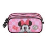 Karactermania Estuche Portatodo Trick Fan 2.2 - Trousse scolaire Minnie Mouse - 3 compartiments - Ripstop - 23x10x11 cm