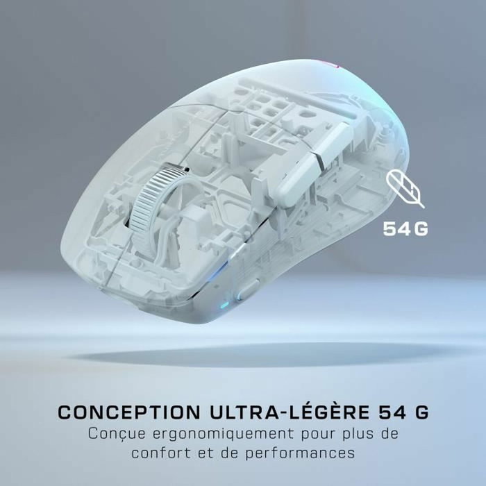Turtle Beach Pure Air Souris Gaming Sans Fil Ultralégère Blanche Turtle Beach Pure Air Souris Gaming Sans Fil Ultralégère Blanche