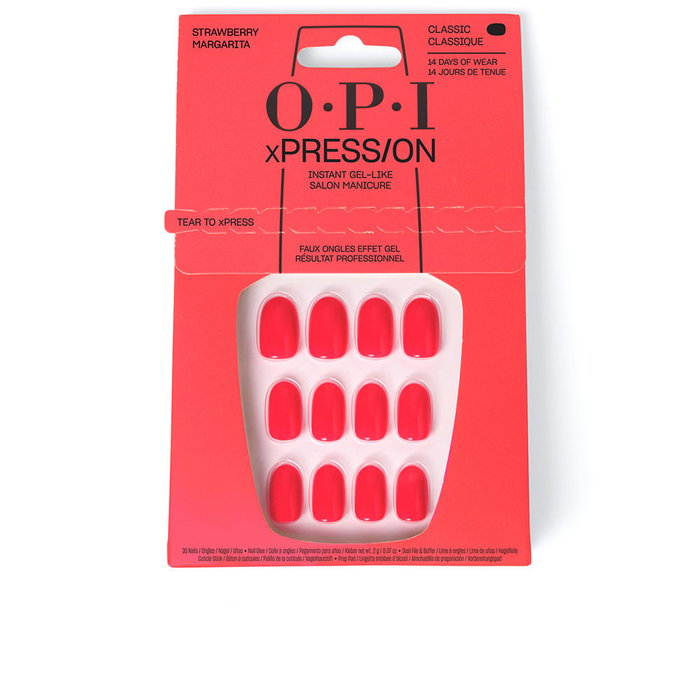 OPI xPRESS/ON Ongles Artificiels Iconic Shades #Strawberry Margarita 30 u OPI xPRESS/ON Ongles Artificiels Iconic Shades #Strawberry Margarita 30 u