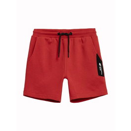 Pantalon court 4F M049 Rouge Enfant Homme 5-6 Ans