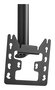 Vogel's PUC 2415B Tube Connect-It pour Montage Plafond, 150 cm, Aluminium, Noir, Système Modulaire avec Conduits pour Câbles