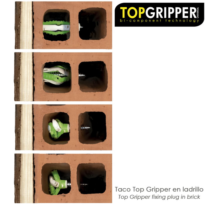 WOLFPACK LINEA PROFESIONAL Taco Topgripper Bimaterial Ø 8 mm (Boîte de 100 unités) WOLFPACK LINEA PROFESIONAL Taco Topgripper Bimaterial Ø 8 mm (Boîte de 100 unités)