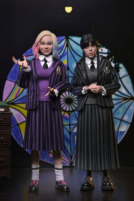 Wednesday Pack de 2 figurines Wednesday Addams (Nevermore Uniform) and Enid 20 cm Wednesday Pack de 2 figurines Wednesday Addams (Nevermore Uniform) and Enid 20 cm