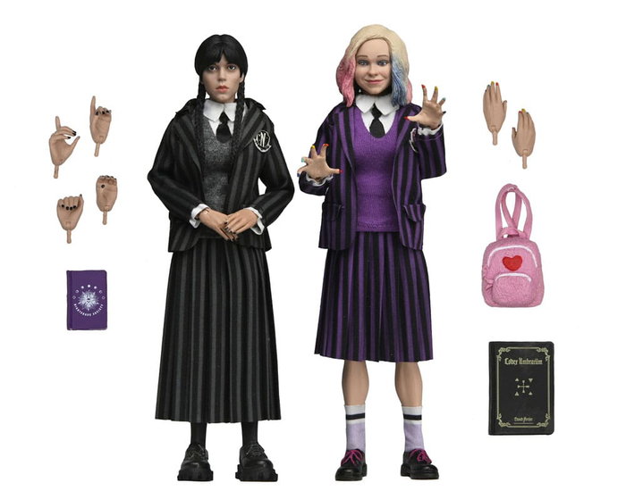Wednesday Pack de 2 figurines Wednesday Addams (Nevermore Uniform) and Enid 20 cm Wednesday Pack de 2 figurines Wednesday Addams (Nevermore Uniform) and Enid 20 cm