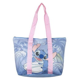 Cerdá Sac de Plage Stitch 47.0 x 33.0 x 15.0 cm - Bleu - Sans Marche Nécessaire - Pour Enfants Dès 4 Ans