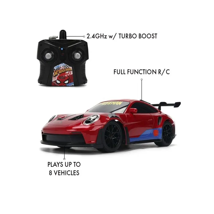 Smoby Porsche 911 GT3 RS Spider-Man Radiocommandée