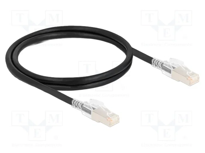 DELOCK Câble Ethernet Patch Cord Cat 6a S/FTP RJ45 1m Noir DELOCK Câble Ethernet Patch Cord Cat 6a S/FTP RJ45 1m Noir