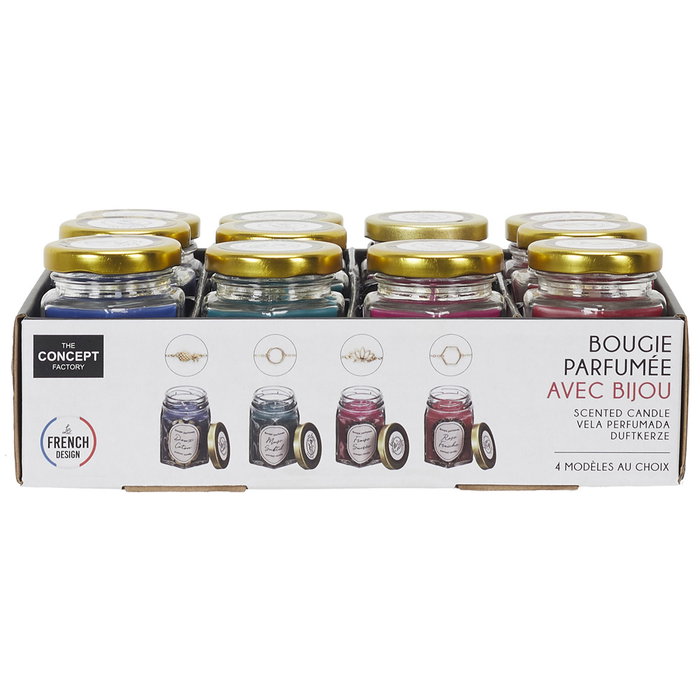 Home Deco Factory Bougie Parfumée avec Bijou Surprise