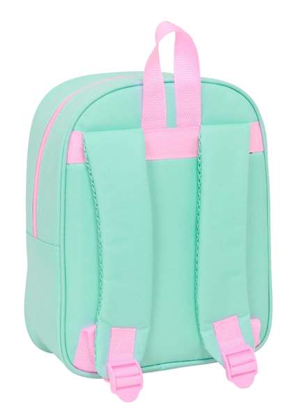 Safta Mochila Sac à Dos Garderie Personnage Stitch Adaptable pour Poussette 22x27x10 cm - Dès 3 Ans
