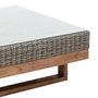 BigBuy Garden Table Basse Patsy Gris 80 x 80 x 35 cm