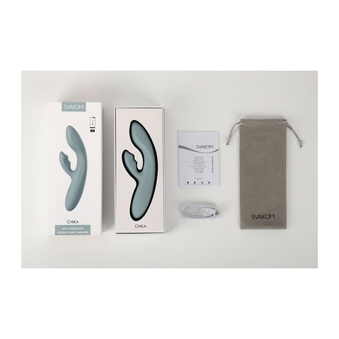 Vibration de Stimulation Double Svakom Turquoise