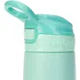 Nuby Gourde Isotherme pour Enfants Reflex Flip-it 300 ml - Acier Inoxydable Turquoise avec Bec en Silicone Souple et Bouchon Anti-Fuite