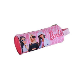 Toybags Portadodo Redondo Barbie 8 x 22 x 8 cm - Porte-étui rond Barbie en tissu - Version espagnole