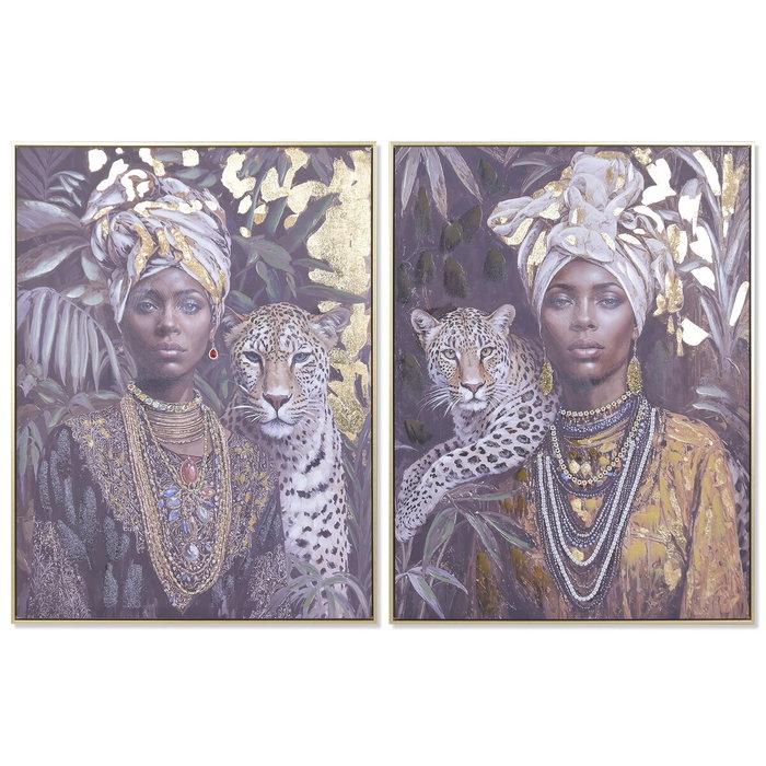 Home ESPRIT Toile ESPRIT Colonial Africaine 75 x 3,5 x 100 cm (2 Unités) Home ESPRIT Toile ESPRIT Colonial Africaine 75 x 3,5 x 100 cm (2 Unités)