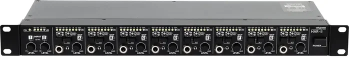 ALGAMAUDIO Amplificateur Casque 8 Canaux Rackable 1U avec Entrées Jack TRS