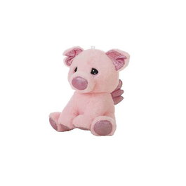 Creaciones Llopis Perruque cochon rose pour enfants 22 cm - Pour 3 ans et plus en polyester