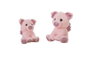 Creaciones Llopis Perruque cochon rose pour enfants 22 cm - Pour 3 ans et plus en polyester