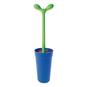 Alessi Merdolino Escobilla Baño Résine Bleu Clair ASG04 AZ Alessi Merdolino Escobilla Baño Résine Bleu Clair ASG04 AZ