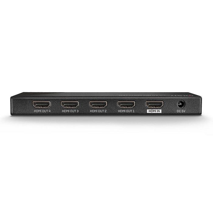Lindy Splitter HDMI 18G - Répétiteur/Répartiteur HDMI 4 Ports avec Support 4K 60Hz, HDR et HDCP 2.2 pour Distribution Multi-Écran