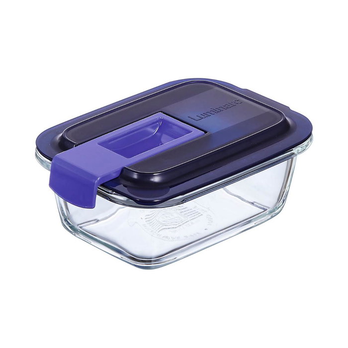 Luminarc Récipient Hermétique Rectangulaire Easy Box 38 cL en Verre Trempé Luminarc Récipient Hermétique Rectangulaire Easy Box 38 cL en Verre Trempé