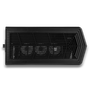 Nox Hummer Anvil - Boîtier PC Gaming Semi-Tour ATX, Verre Trempé Incurvé, ARGB, 5 Ventilateurs PWM, Noir