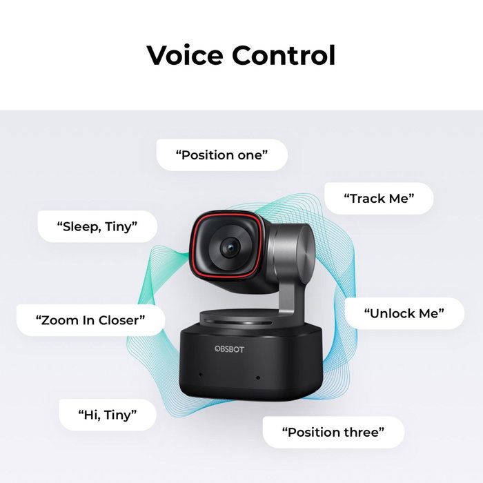 Obsbot Tiny 3 4K PTZ Webcam
