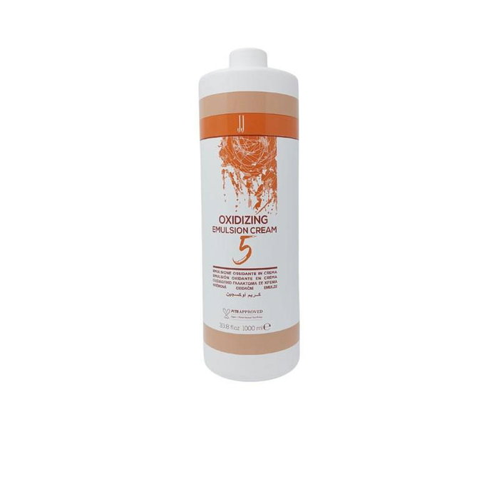 JJ Peroxide 5 Vol. - Crème oxydante pour coloration - 1000 mL - Éclaircissement 2-3 tons, jusqu'à 6-7 tons - Formule émolliente pour cuir sensible et brillant JJ Peroxide 5 Vol. - Crème oxydante pour coloration - 1000 mL - Éclaircissement 2-3 tons, jusqu'à 6-7 tons - Formule émolliente pour cuir sensible et brillant
