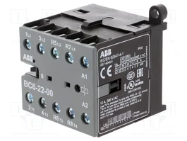 ABB BC6 Contacteur 4 pôles 24V DC 6A 2NC+2NO bornes à vis