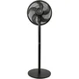 Oceanic Ventilateur sur pied 2 en 1 avec télécommande - 45W - Diamètre 40 cm - Hauteur réglable 69-120 cm - 3 vitesses et minuterie - Noir