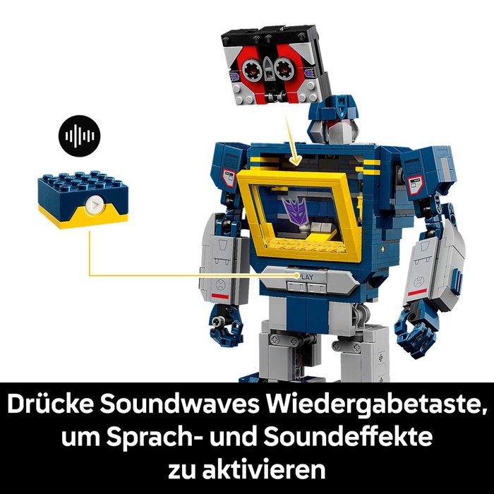 LEGO Icons Transformers Soundwave