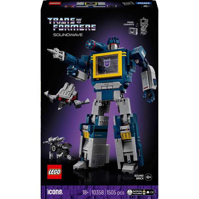 LEGO Icons Transformers Soundwave