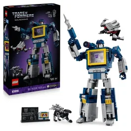 LEGO Icons 10358 Transformers Soundwave - Set de Construction pour Adultes - Maquette Transformable avec Soundwave, Ravage et Laserbeak