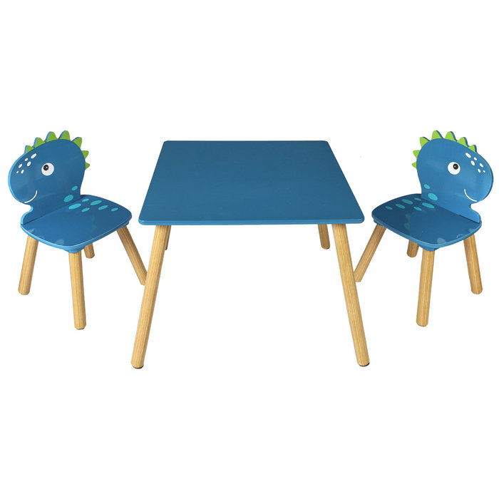 Home Deco Kids Ensemble de table et 2 chaises Dinos pour enfant Home Deco Kids Ensemble de table et 2 chaises Dinos pour enfant