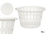 Kipit Panier Rond 40 cm Diamètre Blanc Plastique Calado 27 L (Set de 18)