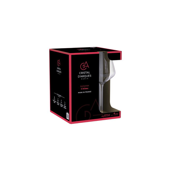 Cristal d'Arques Verre à pied Ultime Cristal 47 cL - Lot de 4