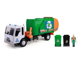 Tachan - Camion poubelle enfant avec lumières et sons Titanes 57120, multilingue (EN/FR/DE/IT/PT/ES), à partir de 3 ans