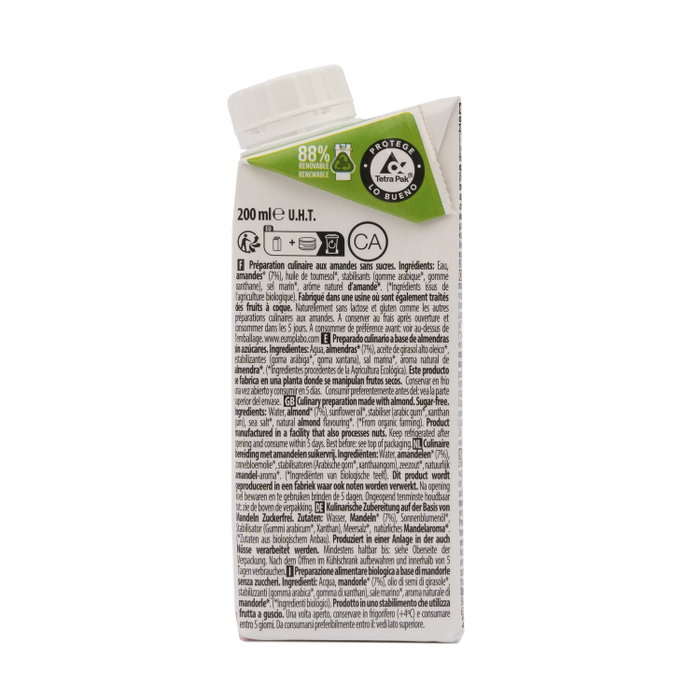 Ecomil Cuisine Almendra Nature Bio 200ml