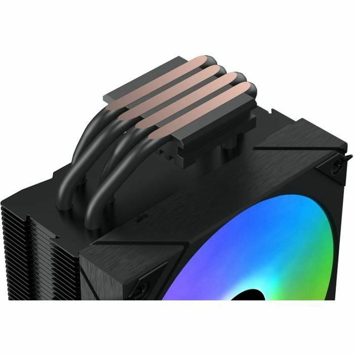 Xigmatek AK4 Digital Ventirad CPU avec afficheur digital et ventilateur 120 mm ARGB - Noir