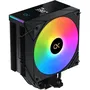 Xigmatek Ventirad AK4 Digital - Afficheur LED et ventilateur ARGB 120mm - Compatible Intel LGA115X/1200/1700/1851 et AMD AM5/AM4 - Noir