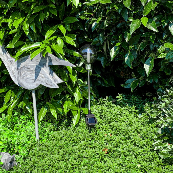 Rev Lampes solaires avec sphères - Argent