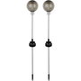Rev Lampes solaires avec sphères - Argent