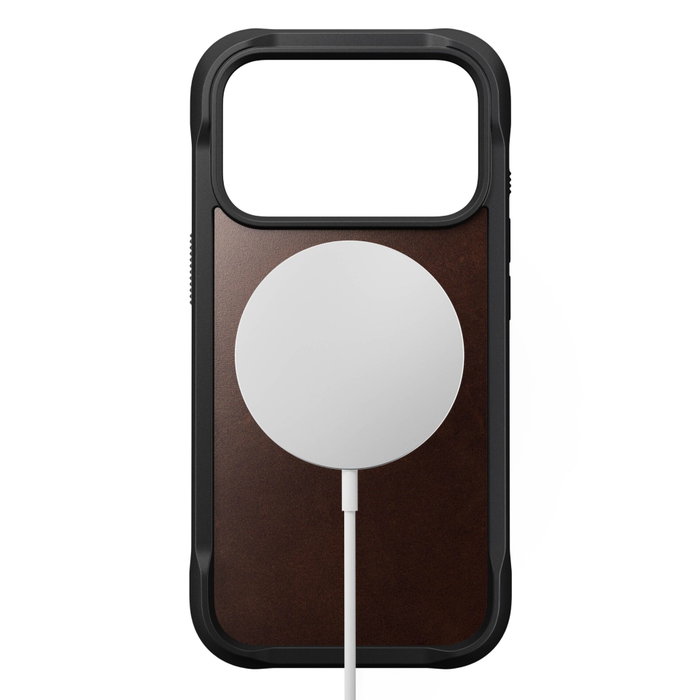 Nomad Rugged Leather Case iPhone 17 Pro - Marron Horween Nomad Rugged Leather Case iPhone 17 Pro - Marron Horween