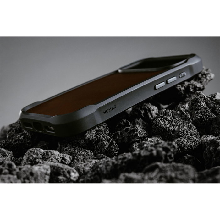 Nomad Rugged Leather Case iPhone 17 Pro - Marron Horween Nomad Rugged Leather Case iPhone 17 Pro - Marron Horween