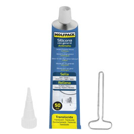 WOLFPACK LINEA PROFESIONAL Silicone Acida Tubo 50 cc Transparente
