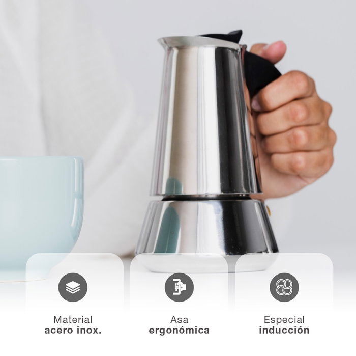 Väline Cafetera inducción Sembe 4 tazas Väline Cafetera inducción Sembe 4 tazas