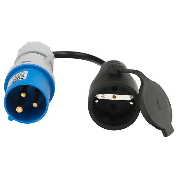 MAURER Adaptateur de fiche CEE vers base Schuko 16A/230V MAURER Adaptateur de fiche CEE vers base Schuko 16A/230V