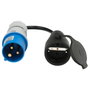 MAURER Adaptateur de fiche CEE vers base Schuko 16A/230V