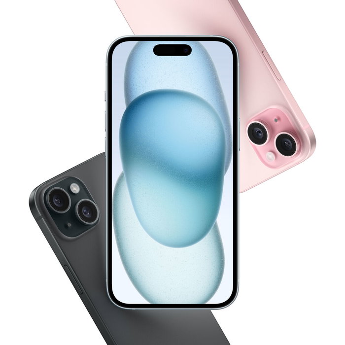 Apple iPhone 15 MTP03HX/A Noir 128 Go
