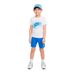 Ensemble de Sport pour Enfants Nike Nkb B Nsw On The Move Jrsy Set Blanc 2 Pièces 44