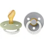 Bibs Sucette BIBS Colour Anatomique T2 Phosphorescente Sage Cloud - Lot de 2